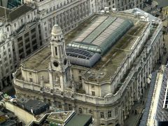 Royal Exchange aerial view