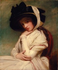 Emma Hamilton painted by George Romney