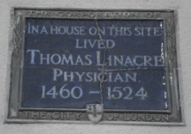 Linacre plaque