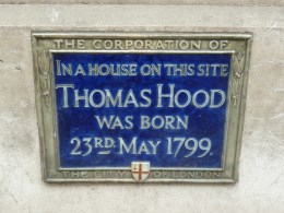 Thomas Hood plaque