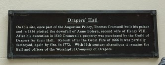 Drapers plaque website